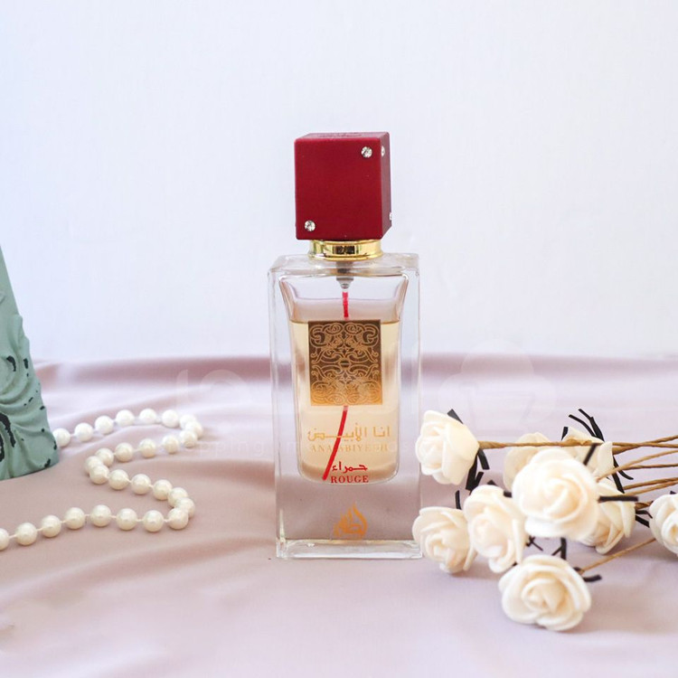 عطر ادکلن عربی لطافه مدل انا الابیض حمراء اصلی