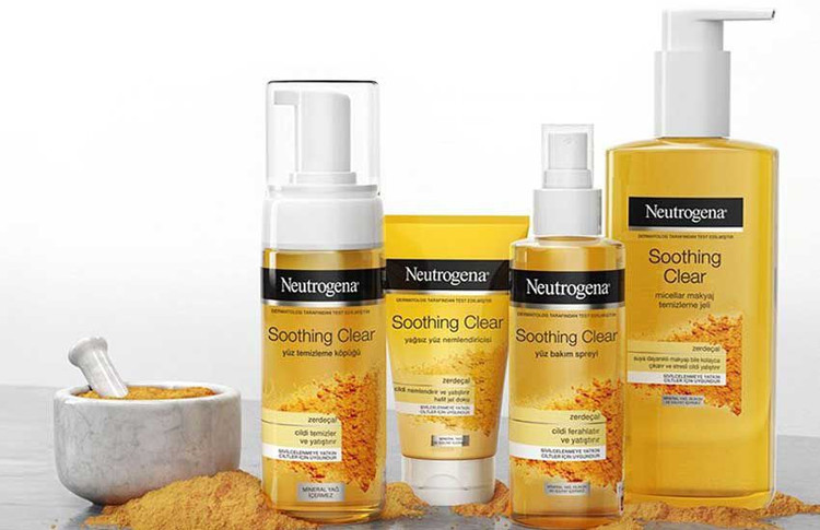 آبرسان و مرطوب کننده زردچوبه نوتروژینا مدل Clear & Soothe اصلی تضمینی