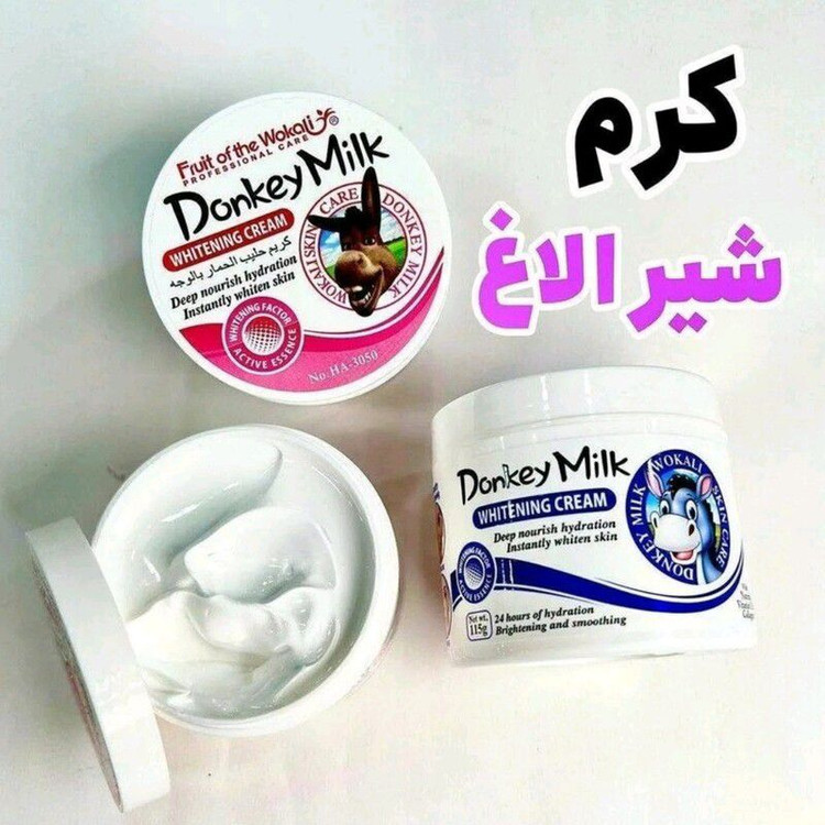 کرم سفید کننده و آبرسان شیر الاغ برند ووکالی اصلی
