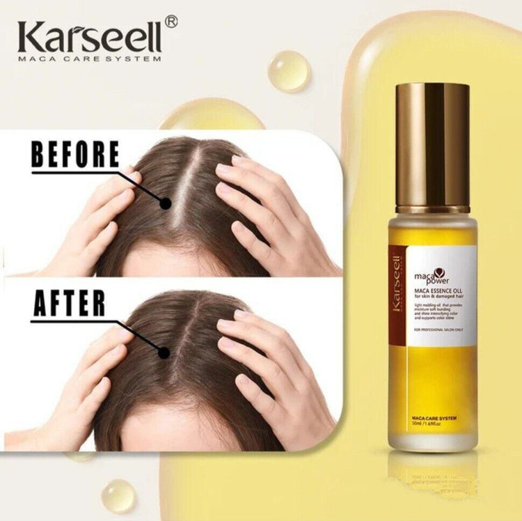 سرم مو ارگانیک و بدون مواد شیمیایی (روغن آرگان) برند اصلی کارسلKarseell
