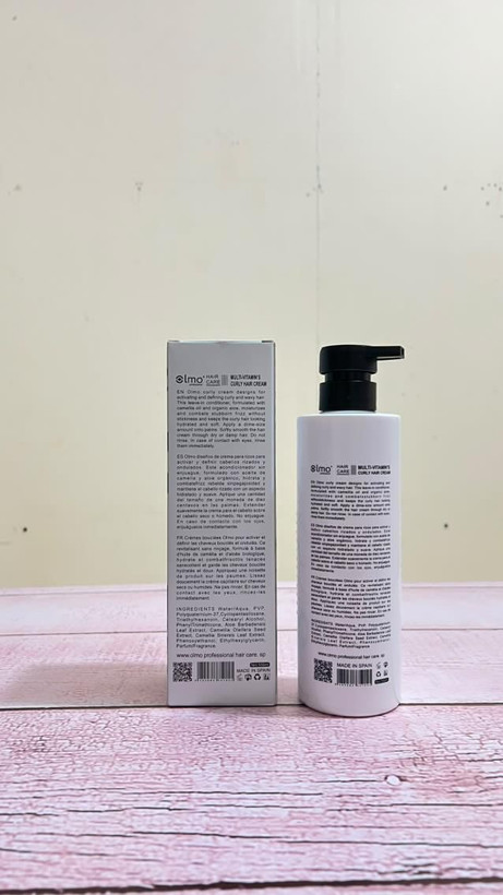ماسک مو بیرون حمام موهای فر اولمو پروفشنال Olmo حاوی روغن آرگان و تخم کتان – اورجینال اسپانیا