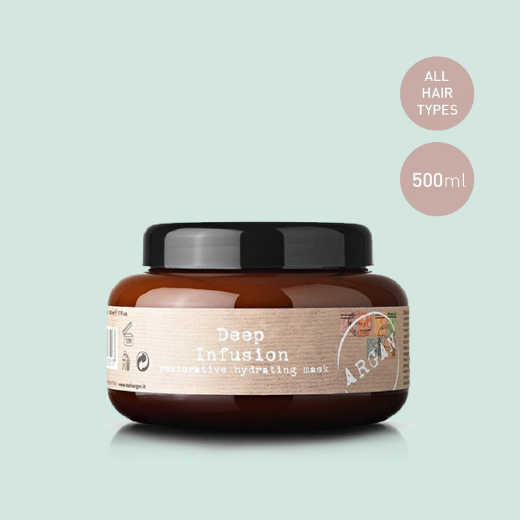 ماسک مو ناشی (نشی) Nashi آرگان مدل آبرسان عمیق Deep Infusion حجم 500 میل
